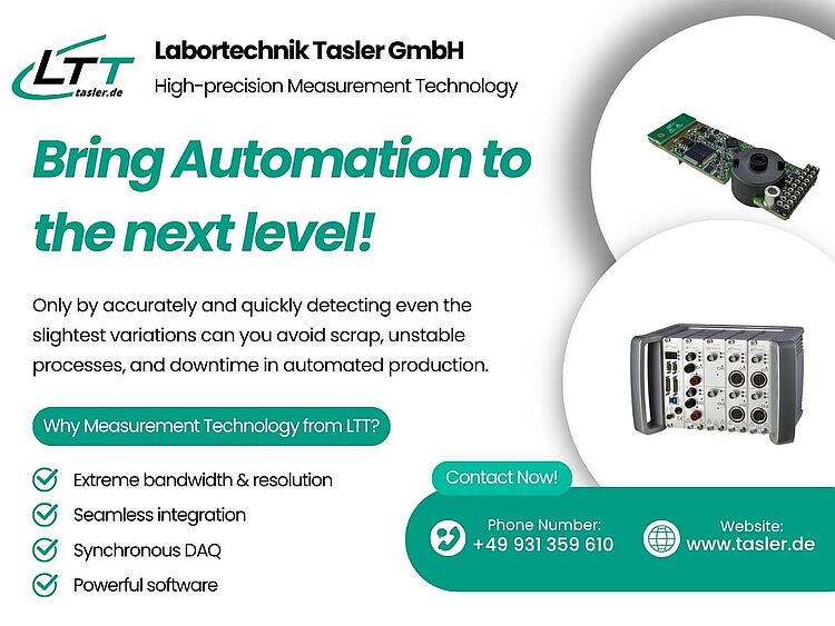 Messtechnik für die Automatisierung: Labortechnik Tasler