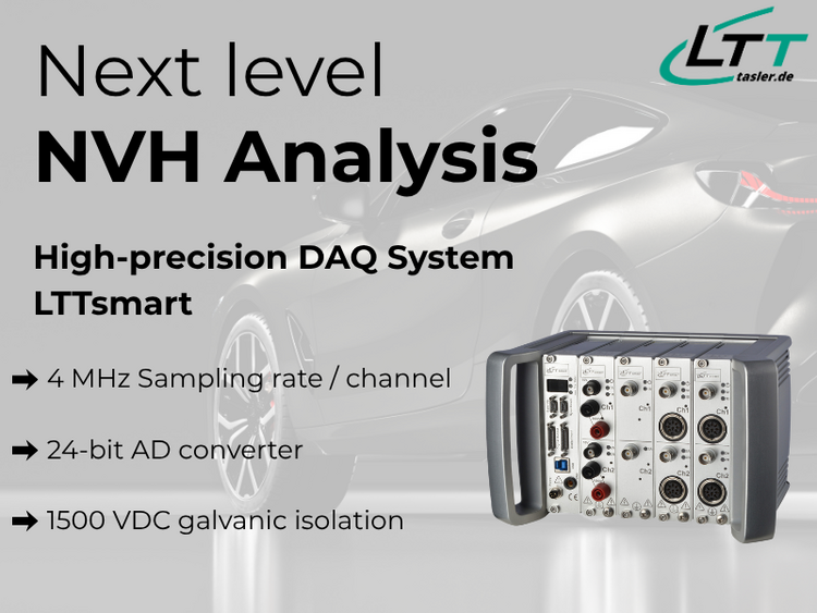 NVH-Analyse in der Automotive Industrie mit dem LTTsmart NVH-Analyse in der Automotive Industrie mit dem LTTsmart