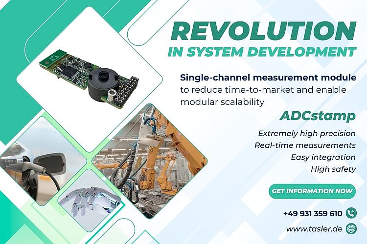 Revolution für Embedded Systeme: ADCstamp Messkanal-Modul
