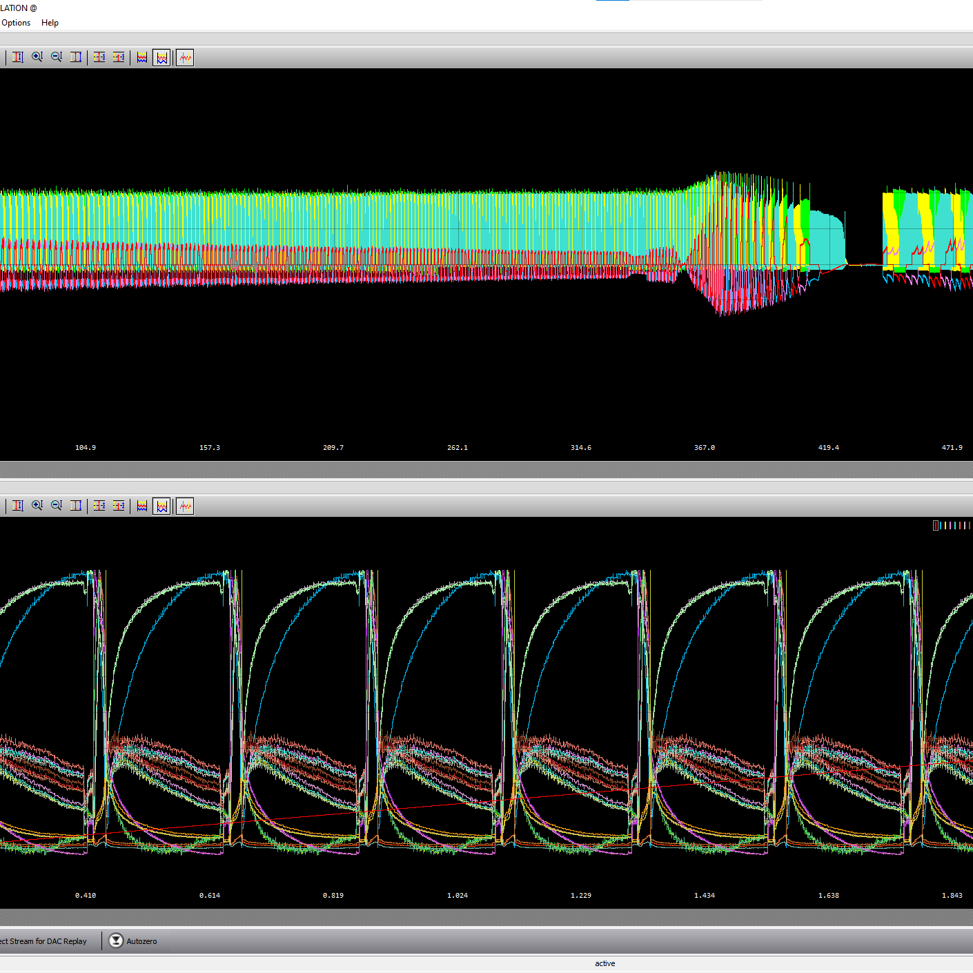 LTTpro Software Screenshot Leistungsmessung Taslser