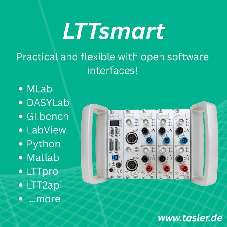 LTTsmart Power-Analyzer mit Software-Schnittstellen