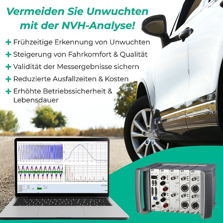 Unwucht vermeiden mit der NVH-Analyse Software und dem LTTsmart