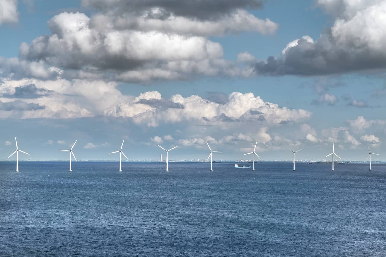 Offshore wind farm, environmental protection with the LTT24 precision measuring device