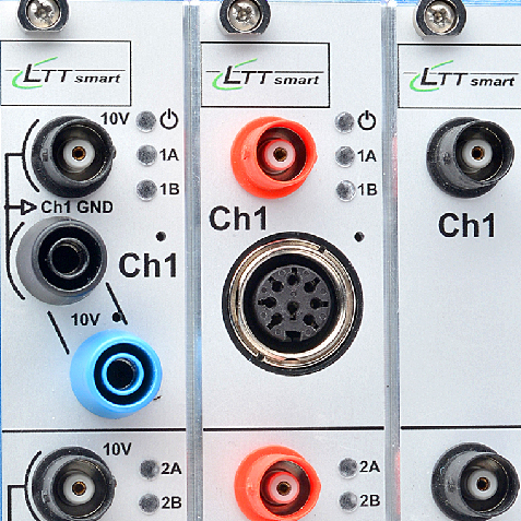 LTTsmart mit Power-Analyzer und DAQ-Modulen